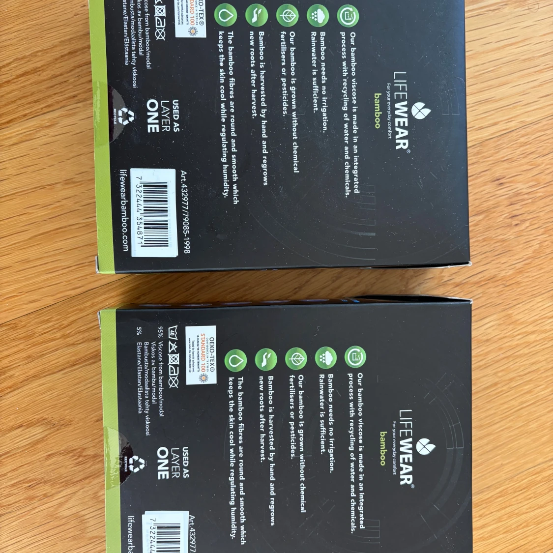 Nytt underställsset i bambu, dam storlek S - 1