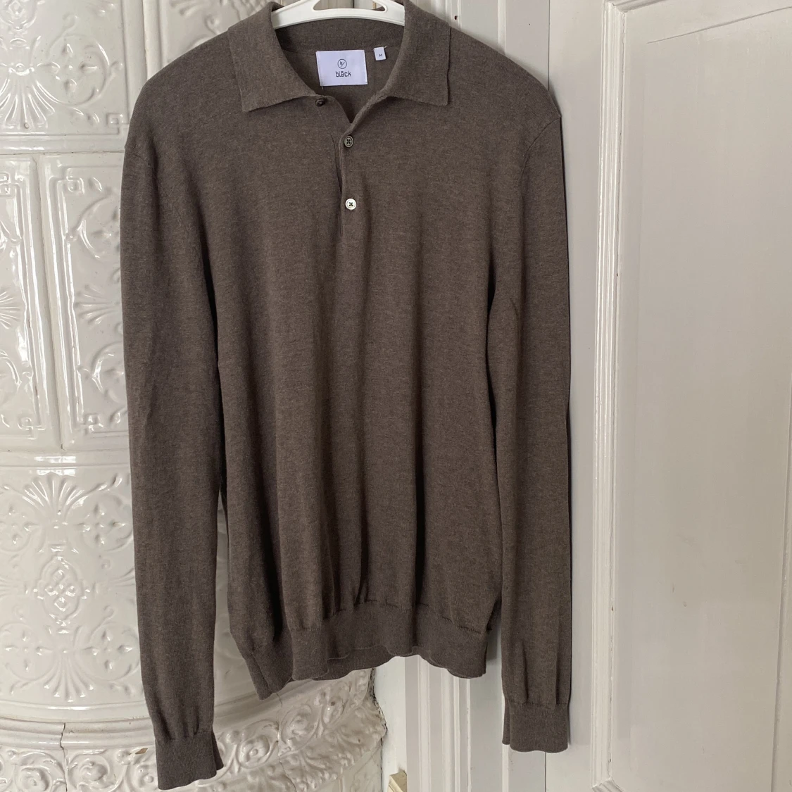 Stickad Rugbytröja Med Krage  - 1