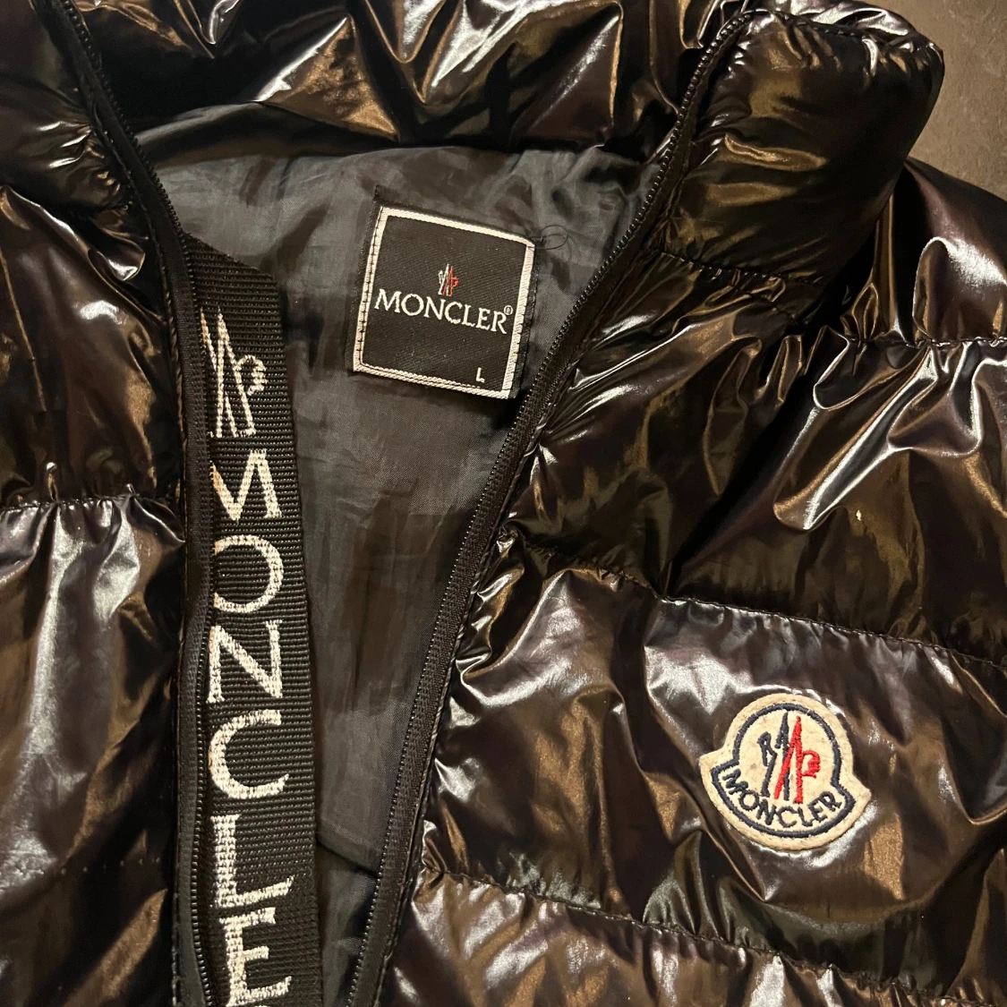 Svart dunväst från Moncler,  - 2