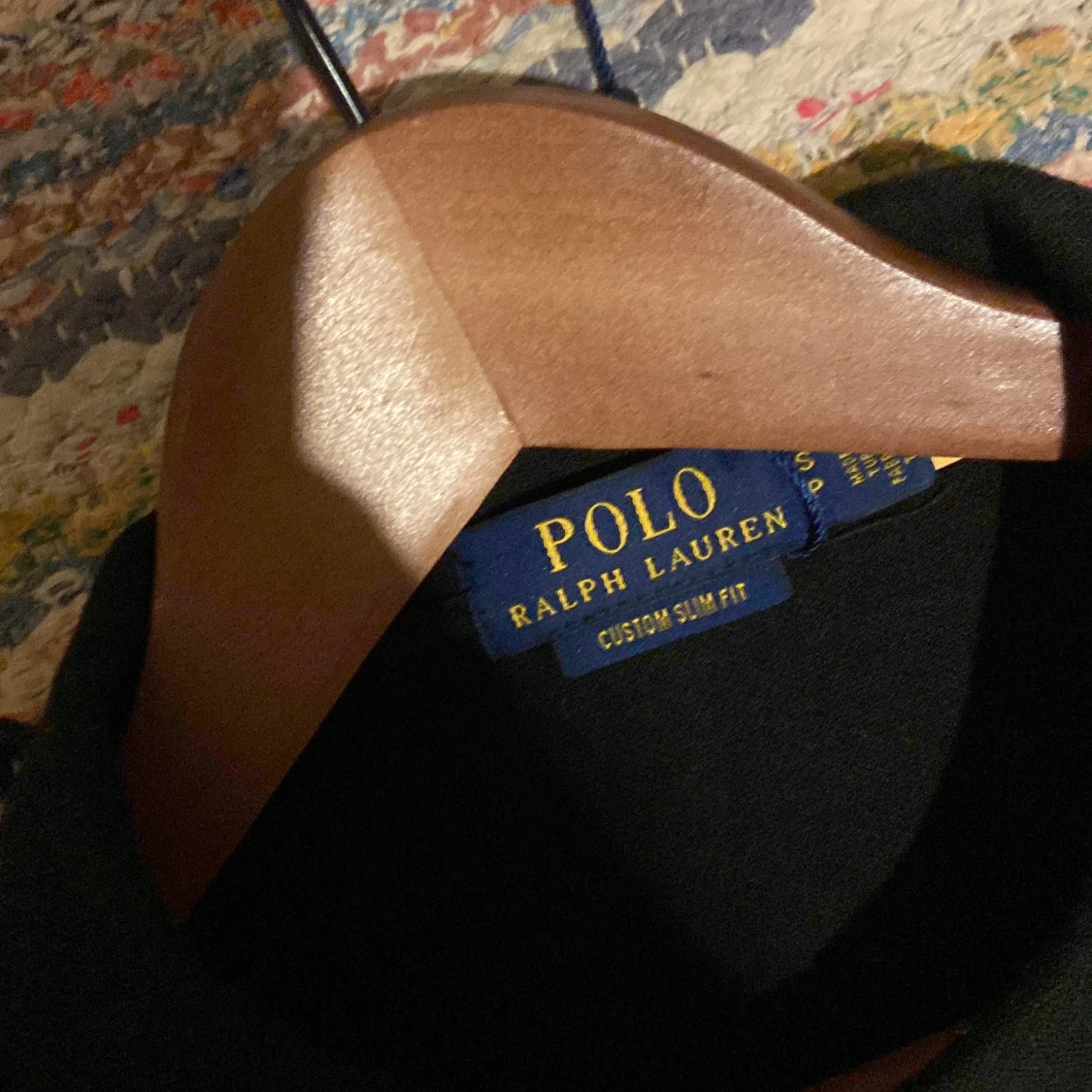 Svart Polo Ralph Lauren Chicago piké - 1