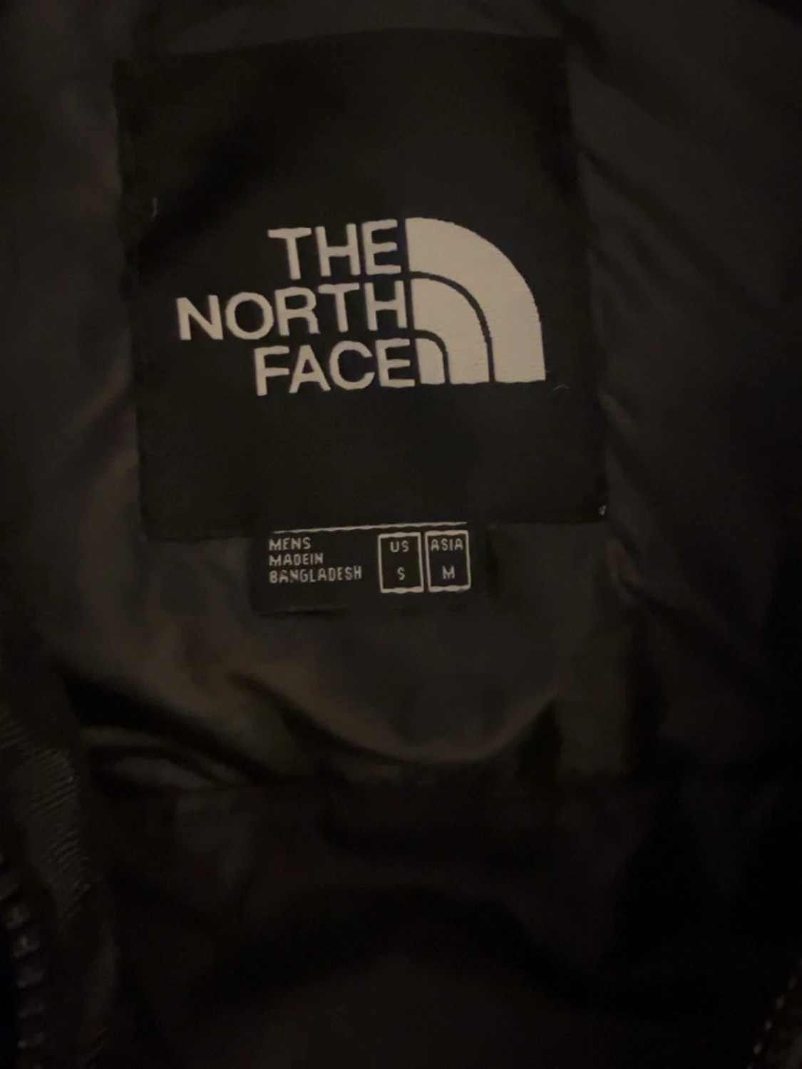 Svart dunjacka från The North Face