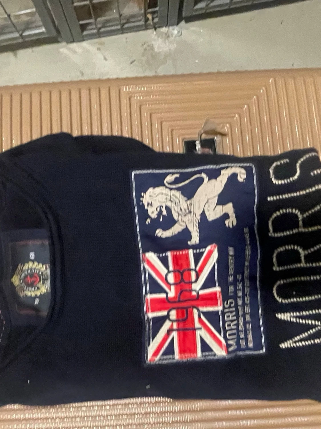 Svart t-shirt från Morris med tryck - 1