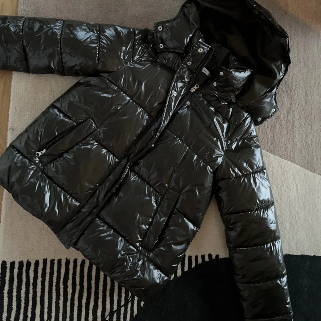 Mörkgrön vinterjacka