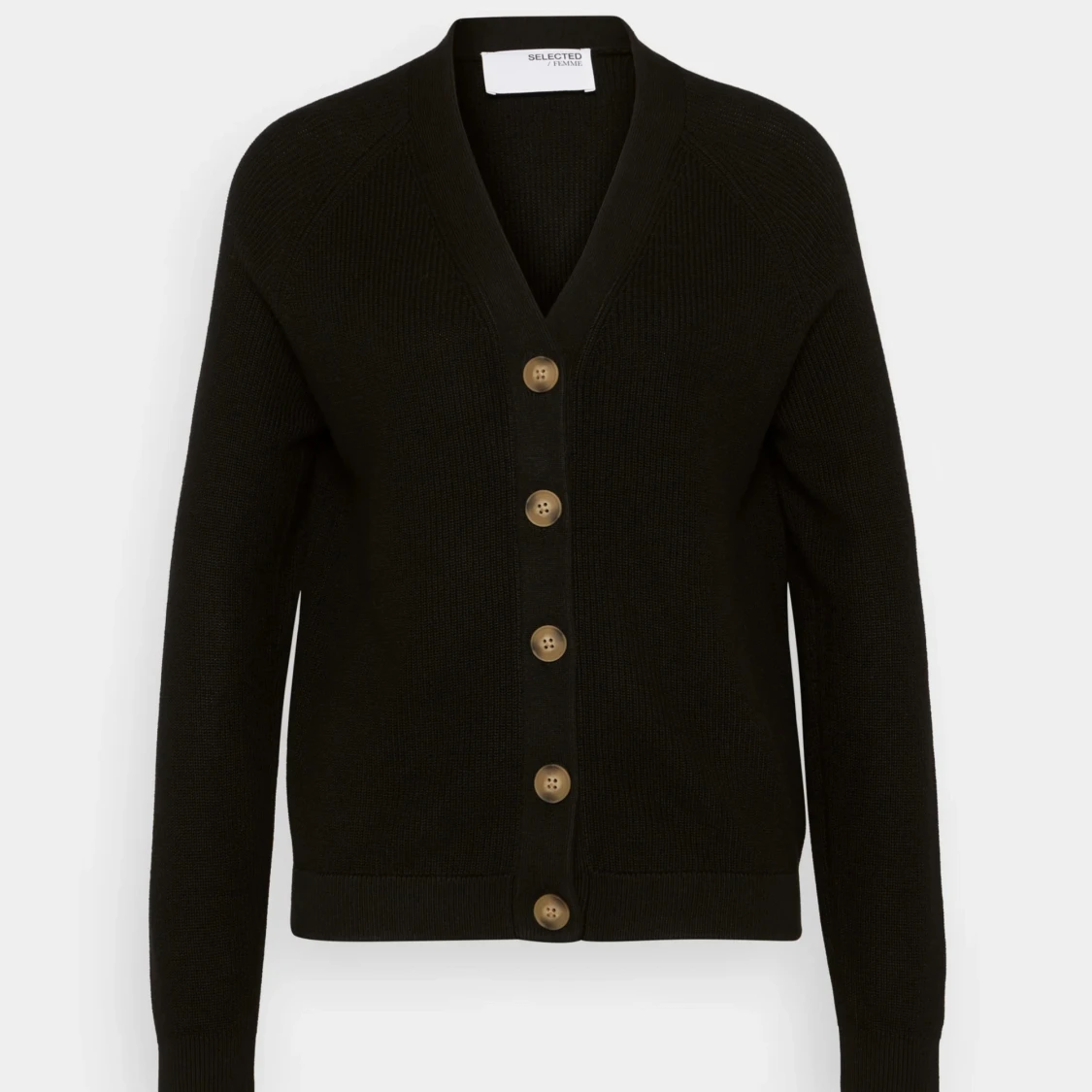 Svart kofta från Selected Femme