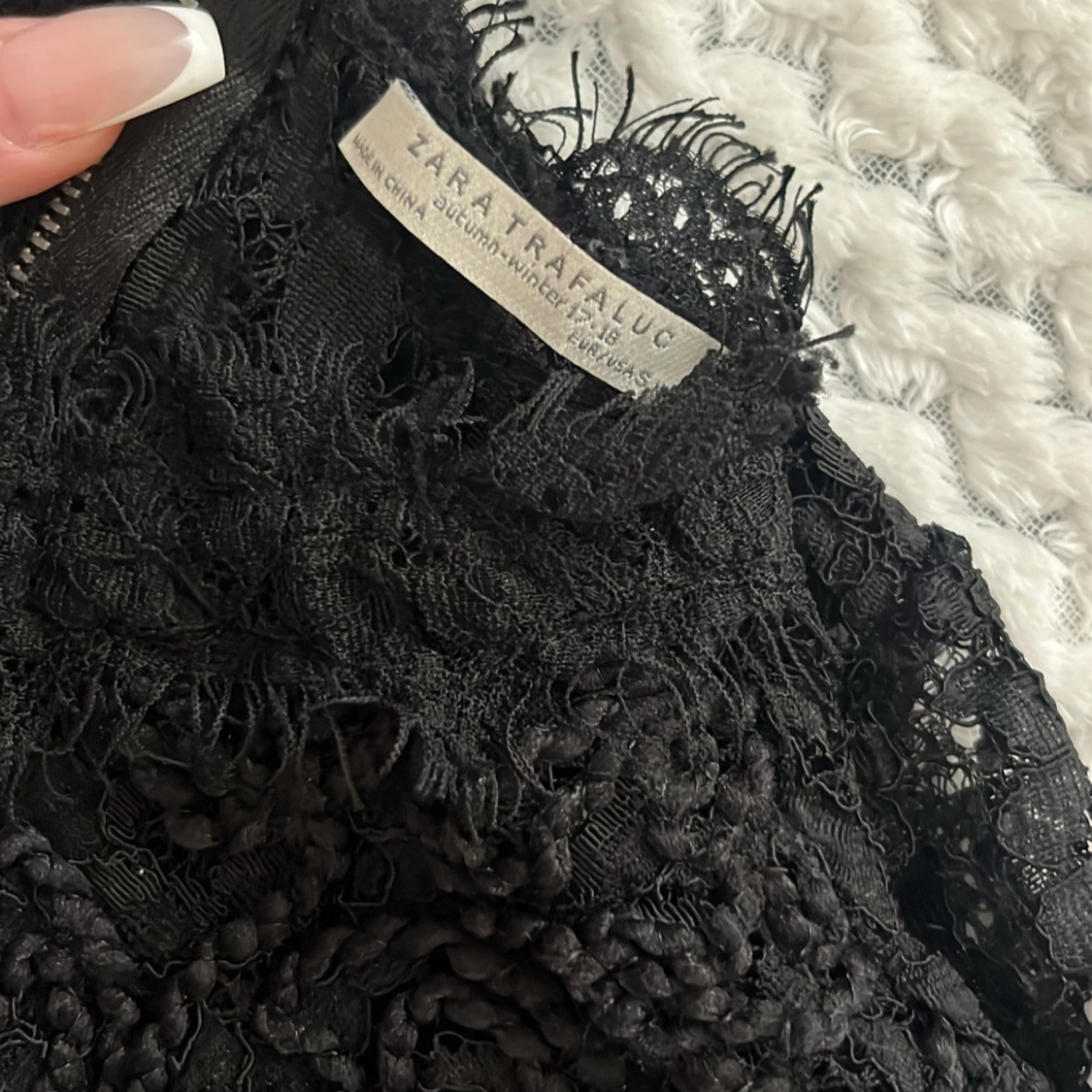 Svart spetskofta från Zara Trafaluc - 2