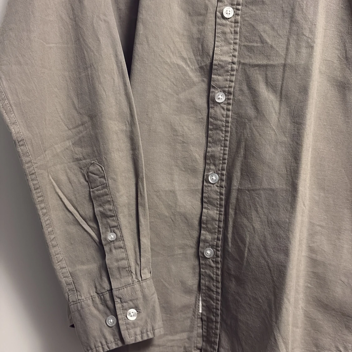 Beige skjorta från 157, storlek S - 1