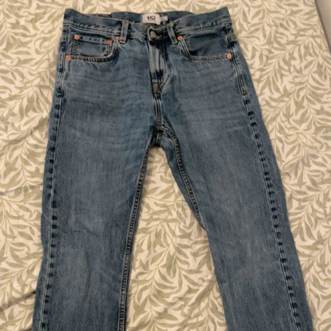 Blå straight leg jeans Lager 157 New Classic