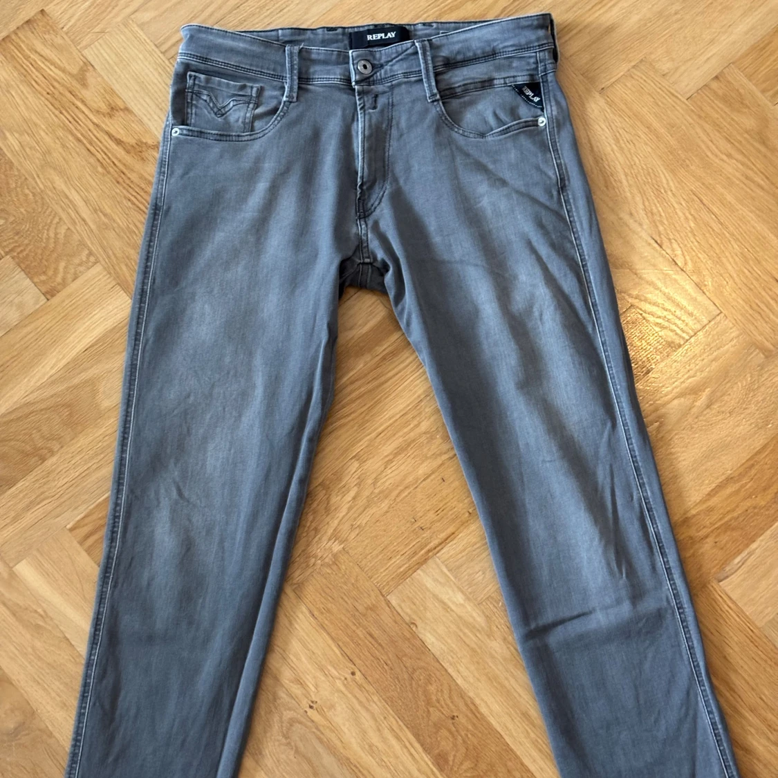Grå Replay jeans slim fit