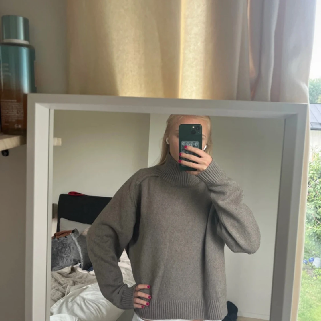 Beige polotröja från H&M - 1