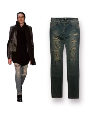 Saint Laurent FW14 crash denim - More on ig - enlistedbydawn, W27 fits like W29