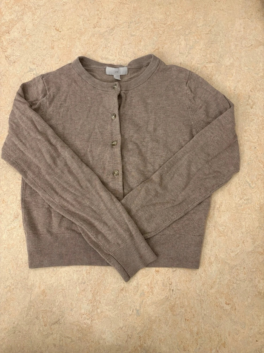 Beige kofta från H&M, storlek S