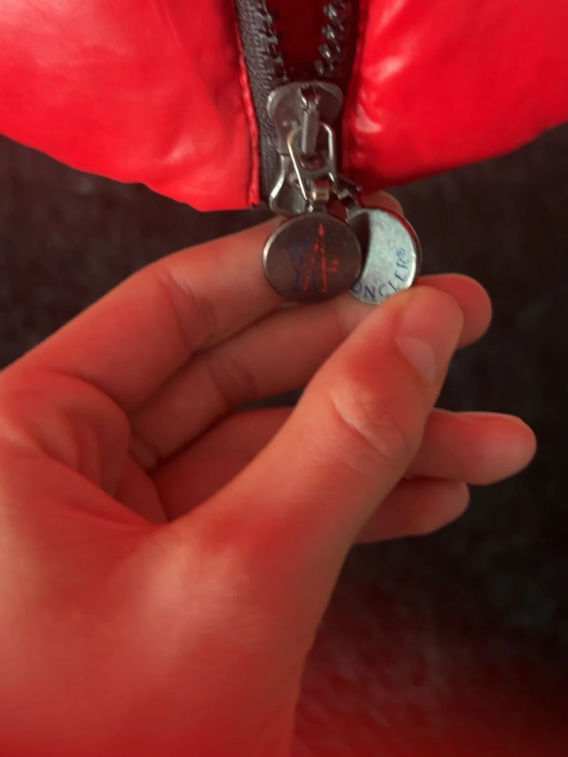 Röd Moncler pufferjacka - 3