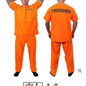 Fångedräckt - Har två stycken helt nya fångedräckter köpta från fyndiq. No size 