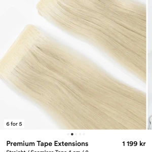 Löshår  - Använt en vecka nästan som nytt 45 cm