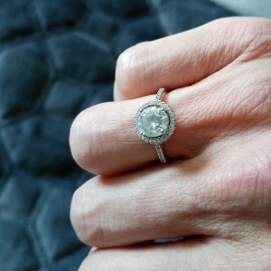 Safira silverring 16,5 - Nyskick och superfin, äkta silver 