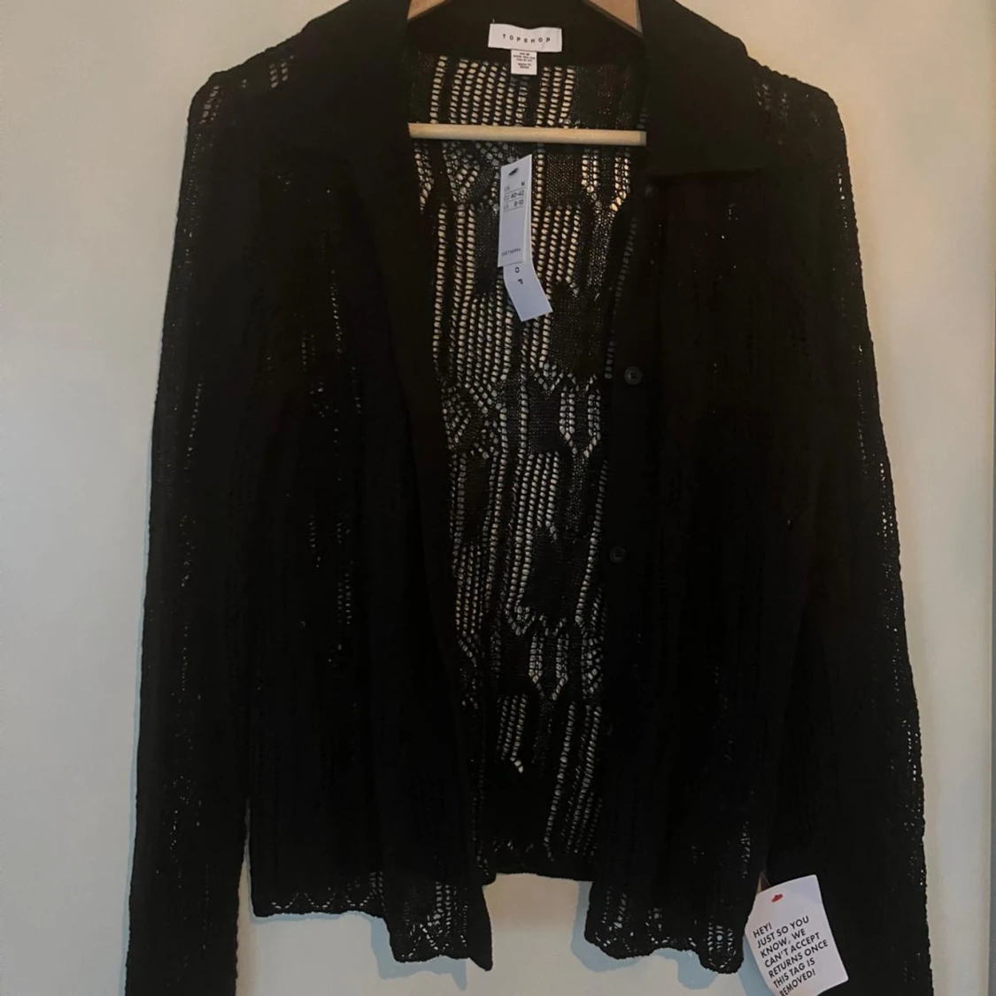 Skjorta/kofta i bomull strl M - 90