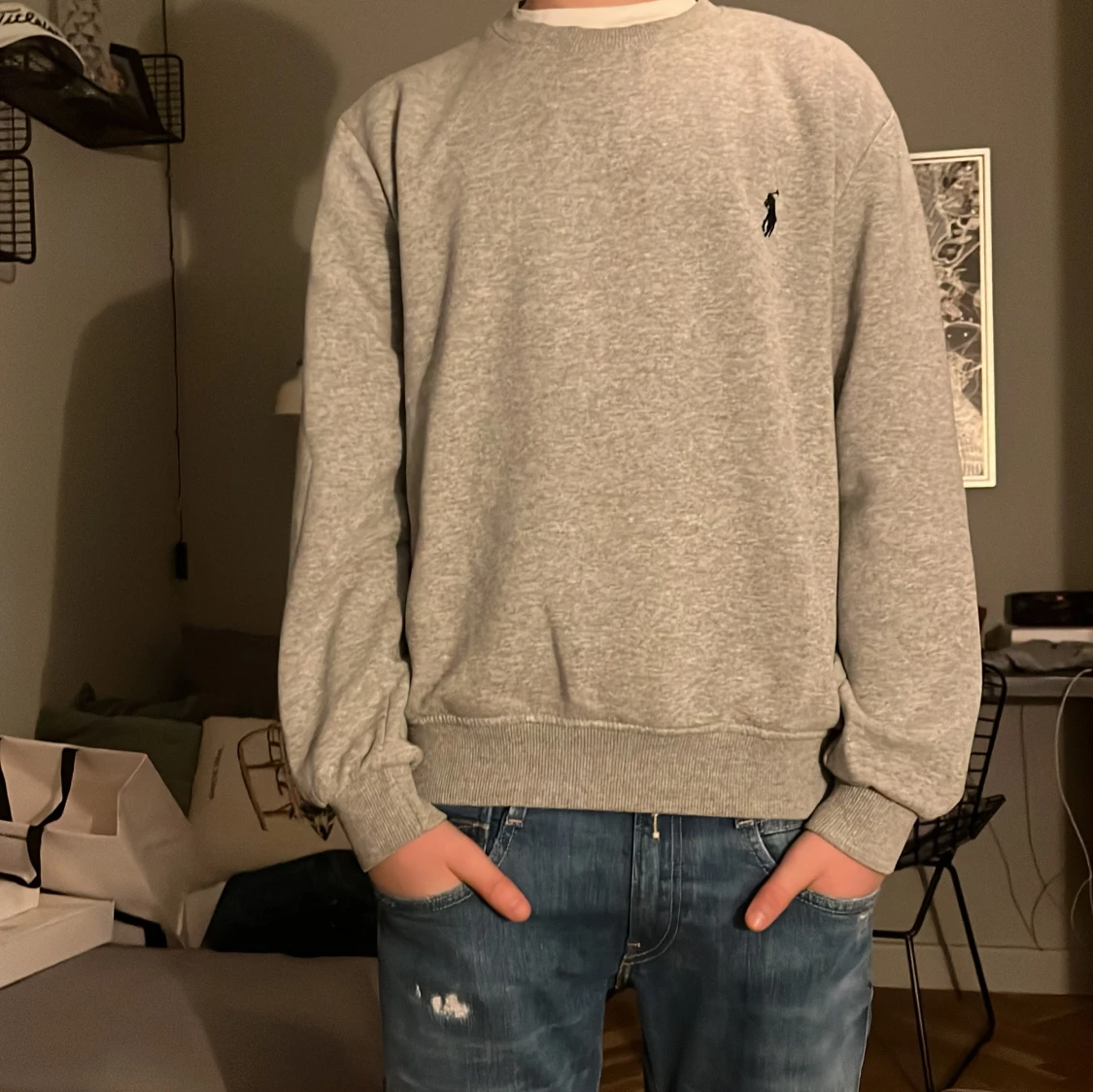 Grå tröja från Ralph Lauren - 91