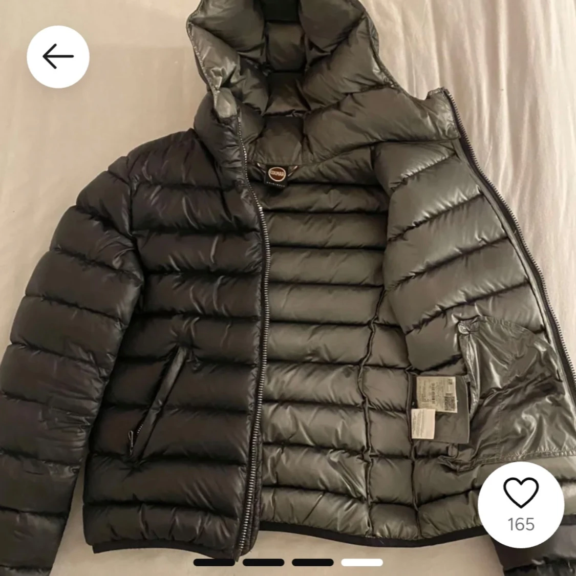 Svart dunjacka från Colmar - 90