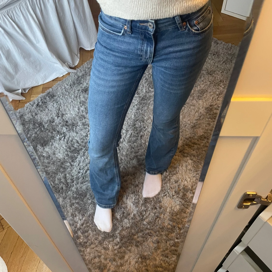 Lågmidjade jeans