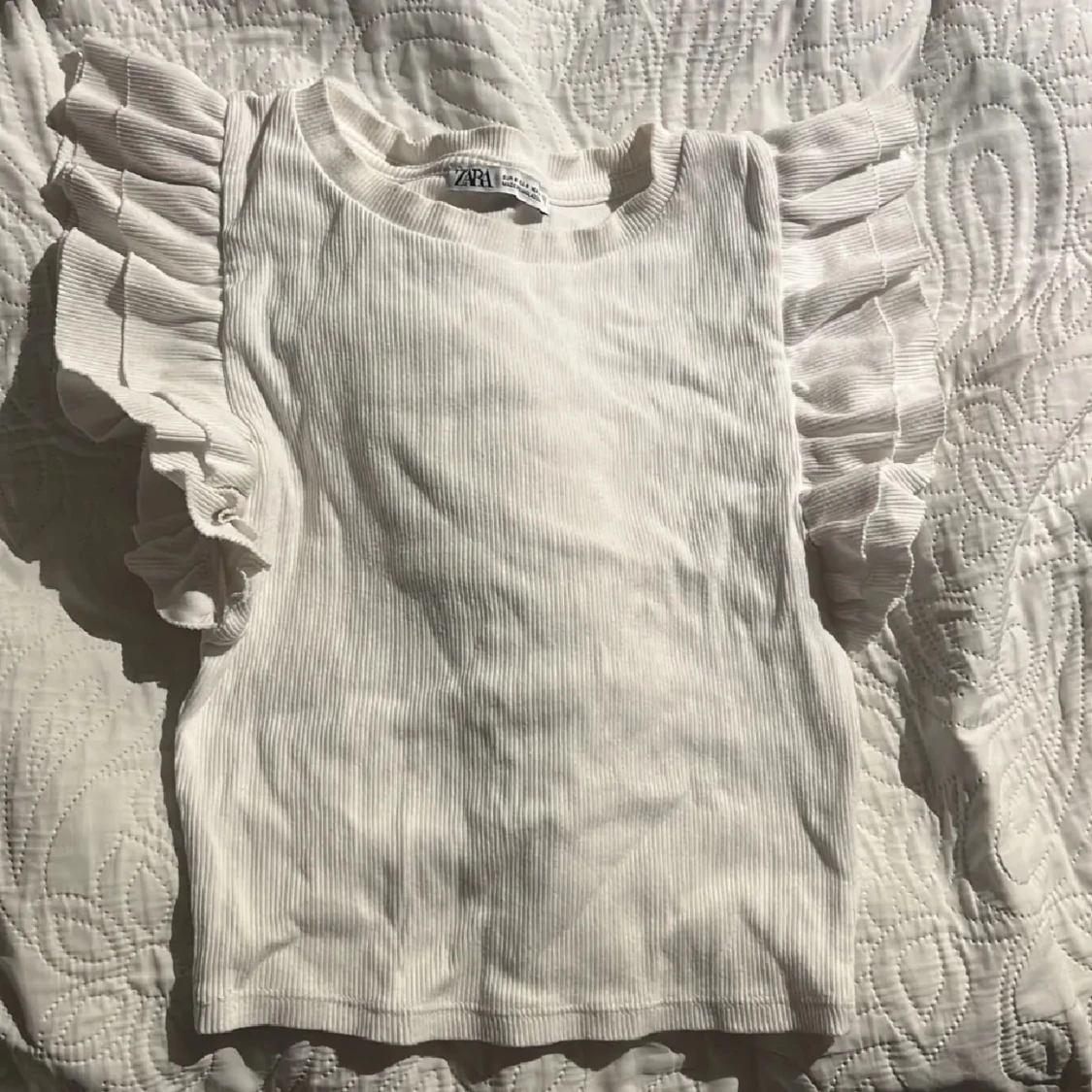 Vit volang topp Zara