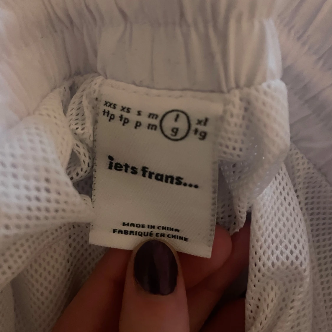 Vita träningsbyxor från iets frans - 2