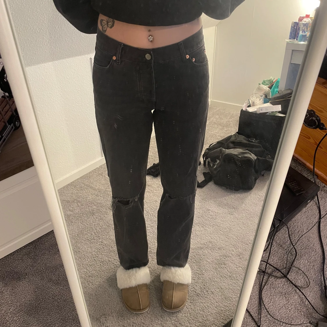 Svarta jeans från Junkyard