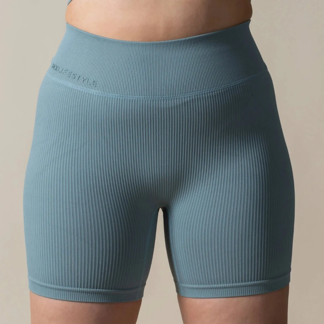 Ribbade träningsshorts / cykelbyxor  - 2