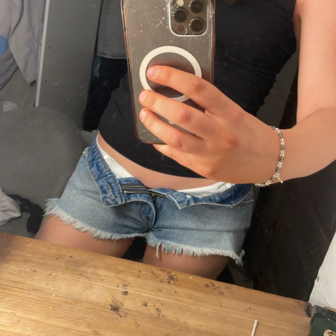 Blå jeansshorts från Abrand Jeans