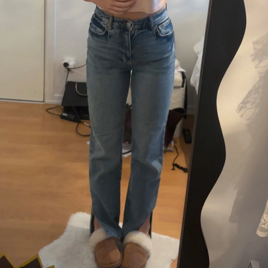 jeans med slits - 1