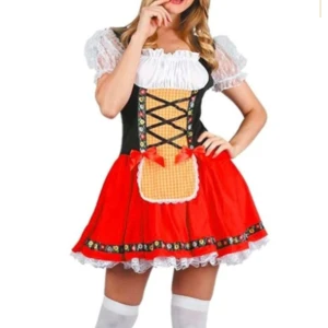 Oktoberfest / Tyrolerklänning / Dirndl  - Tylorerklänning från Partykungen. Aldrig använd. Storlek S/M. Kan mötas upp i Uppsala