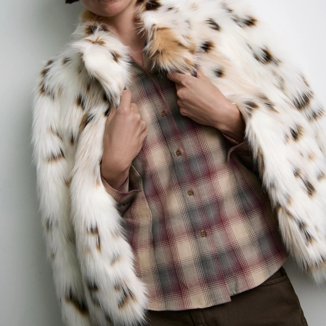 Zara pälsjacka  - 92