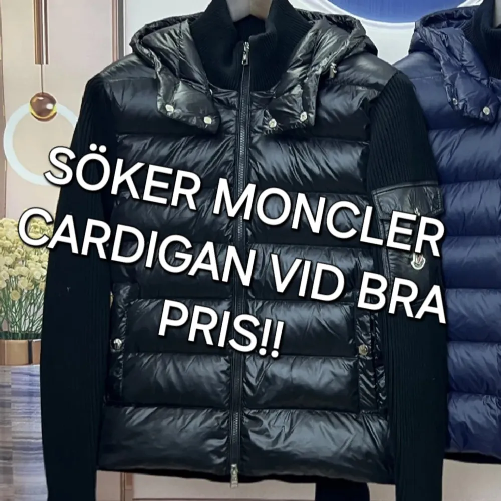 Moncler cardigan. Tröjor & Koftor.