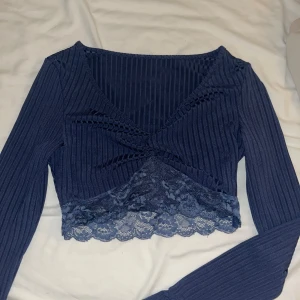 Blå spets topp  - Blå spelstopp från SHEIN💗