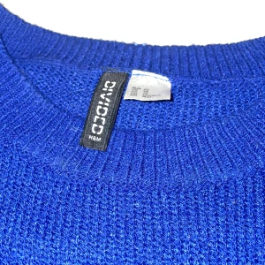 Blå stickad tröja! - Blå stickad tröja frn H&M!