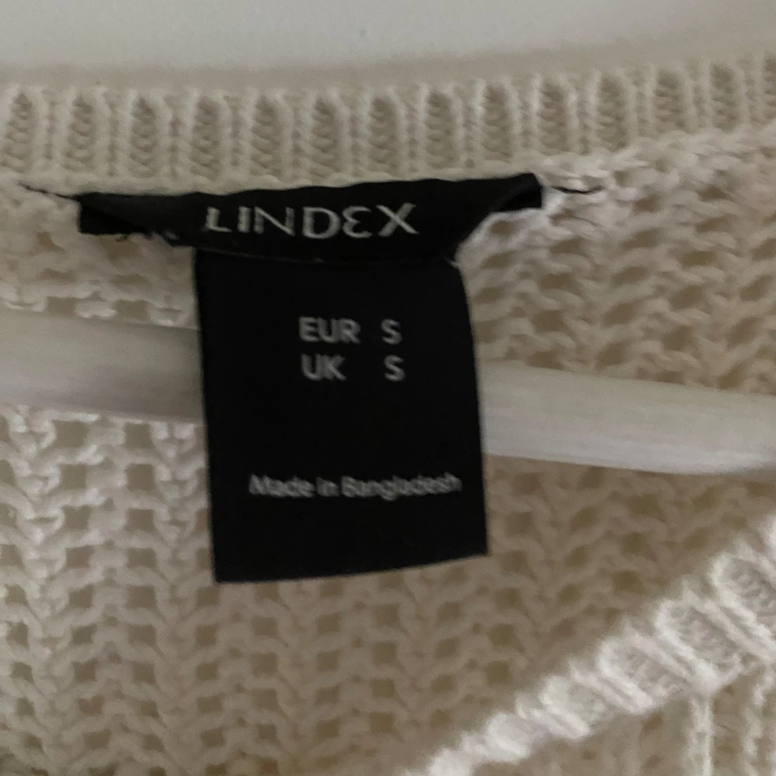 Vit stickad tröja - 91