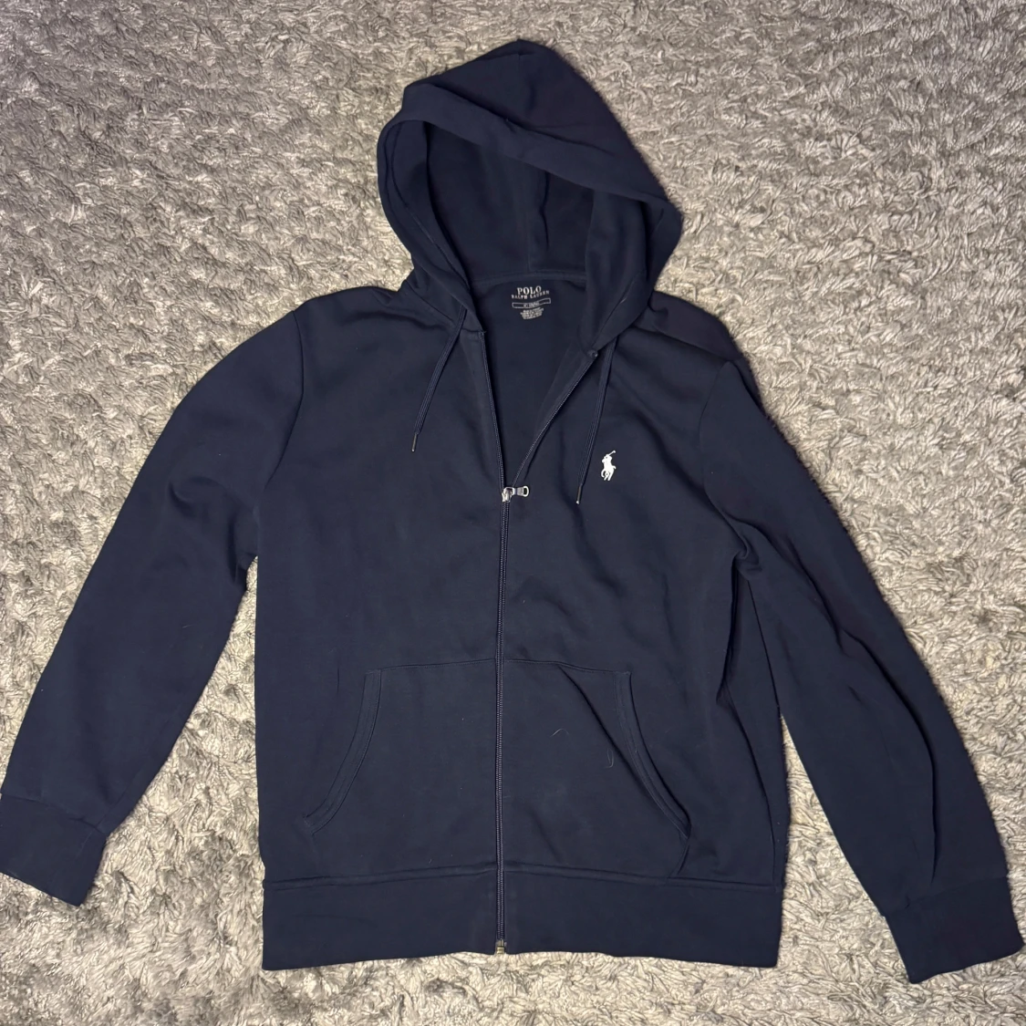Mörkblå zip-hoodie Polo Ralph Lauren