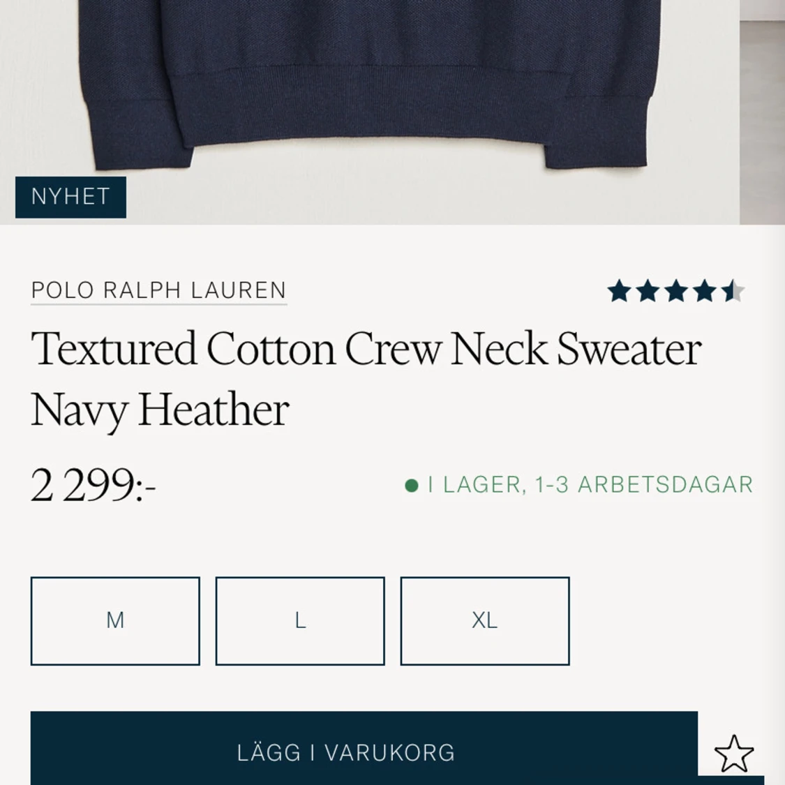 Ralph Lauren tröja - 92