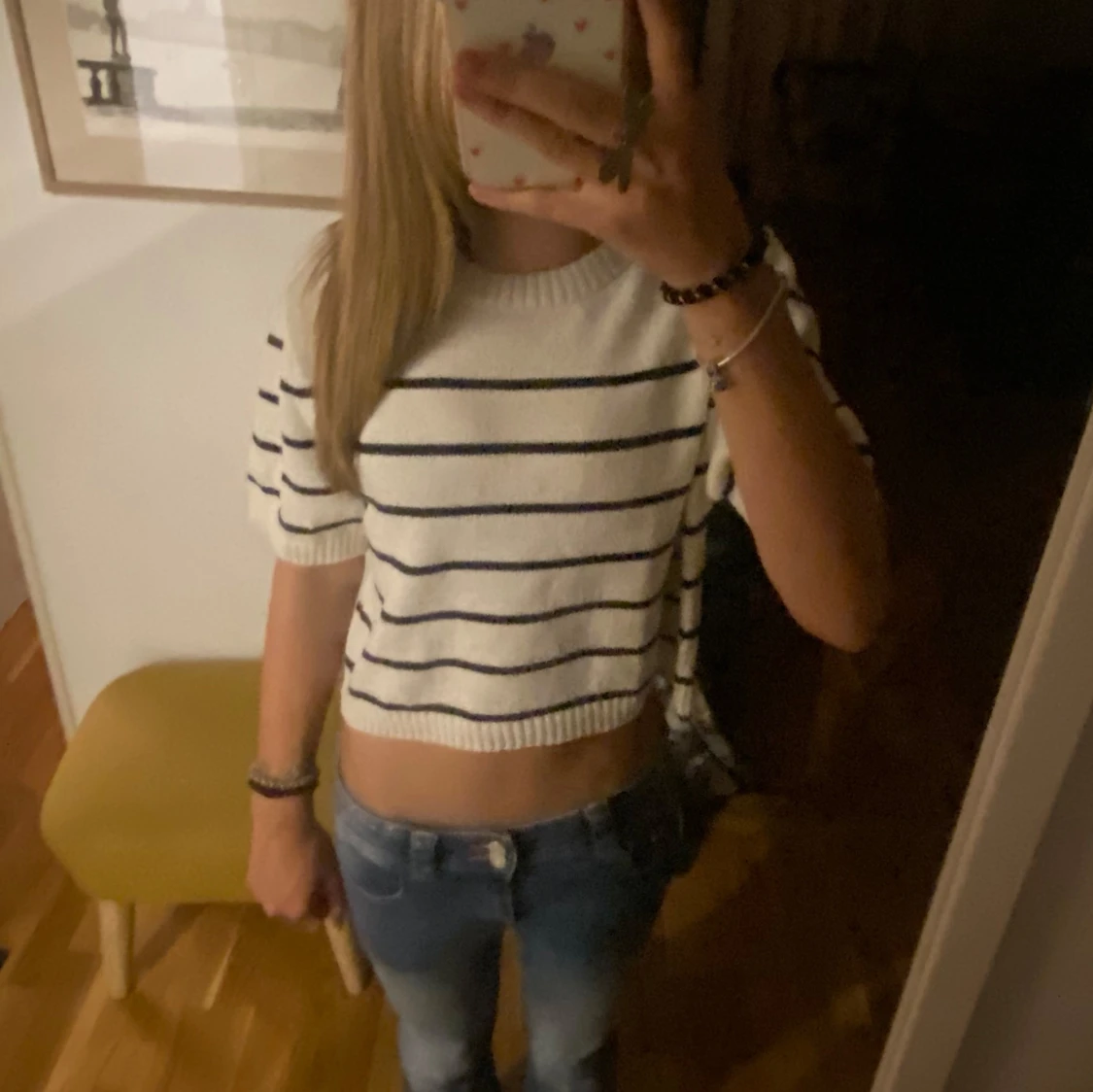 Trekvarts tröja från H&M!🤍 - 90