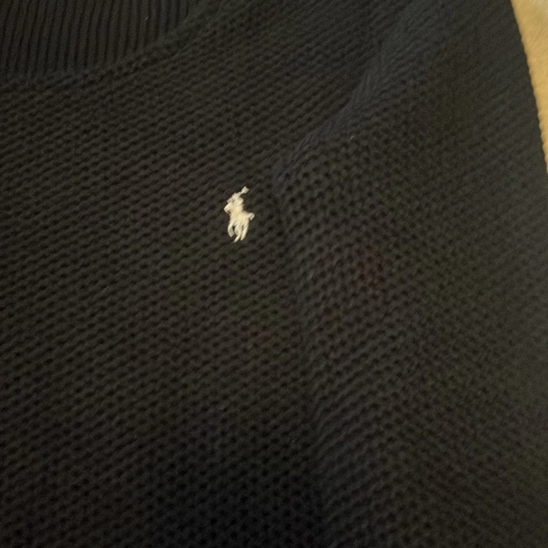 Polo stickad tröja  - 90