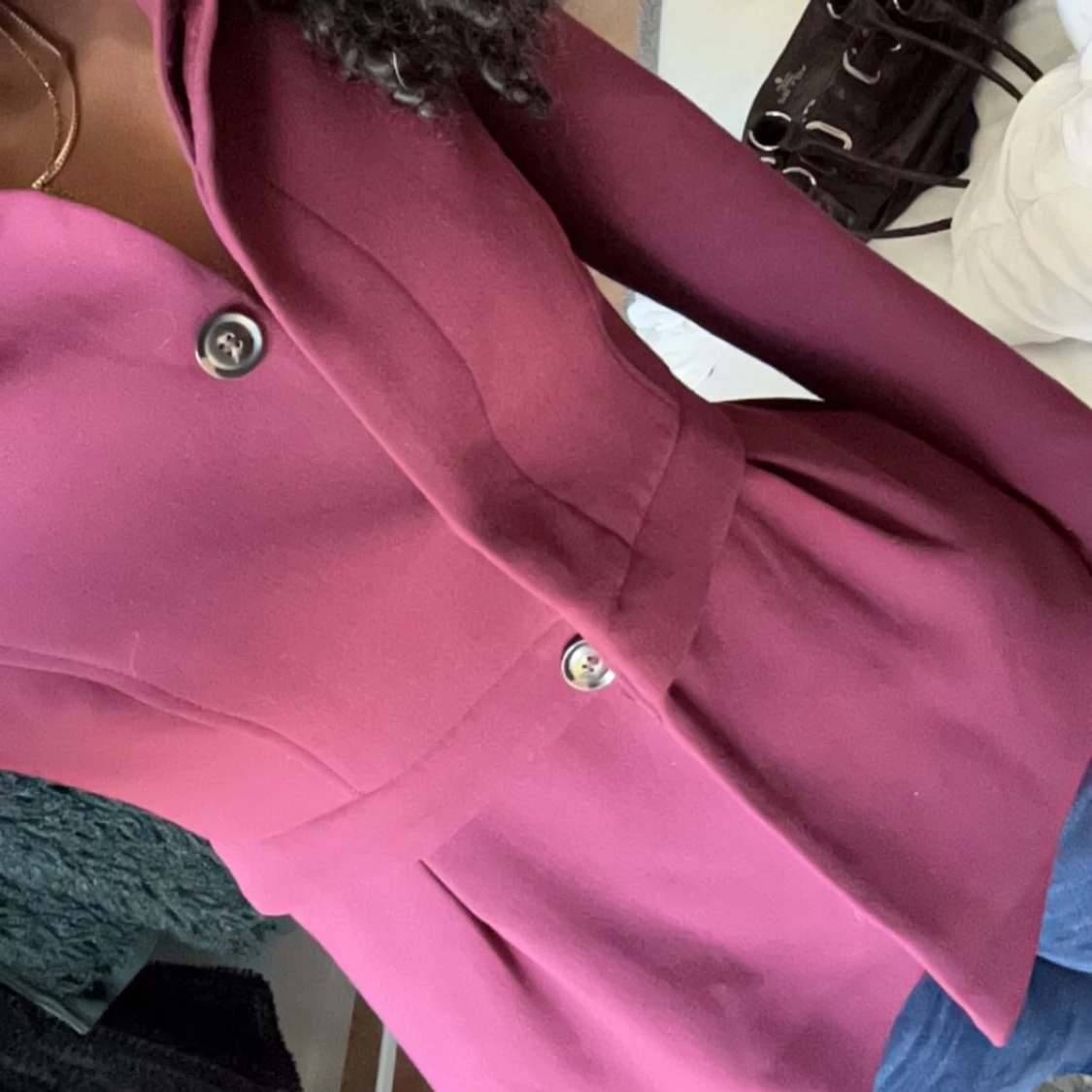 Röd höst kappa - 91