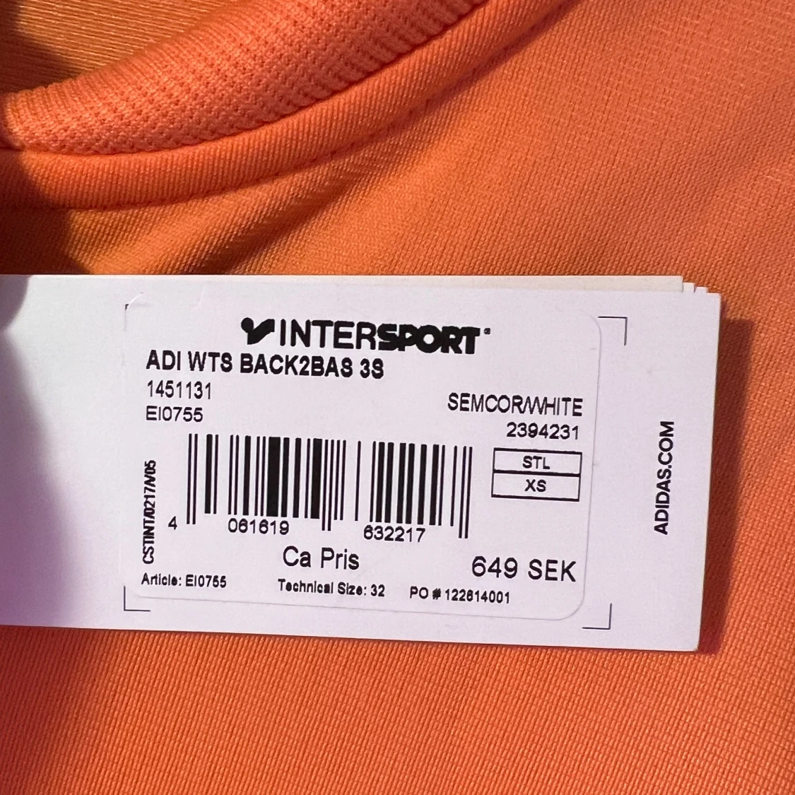 Korallfärgade Adidas set - 92