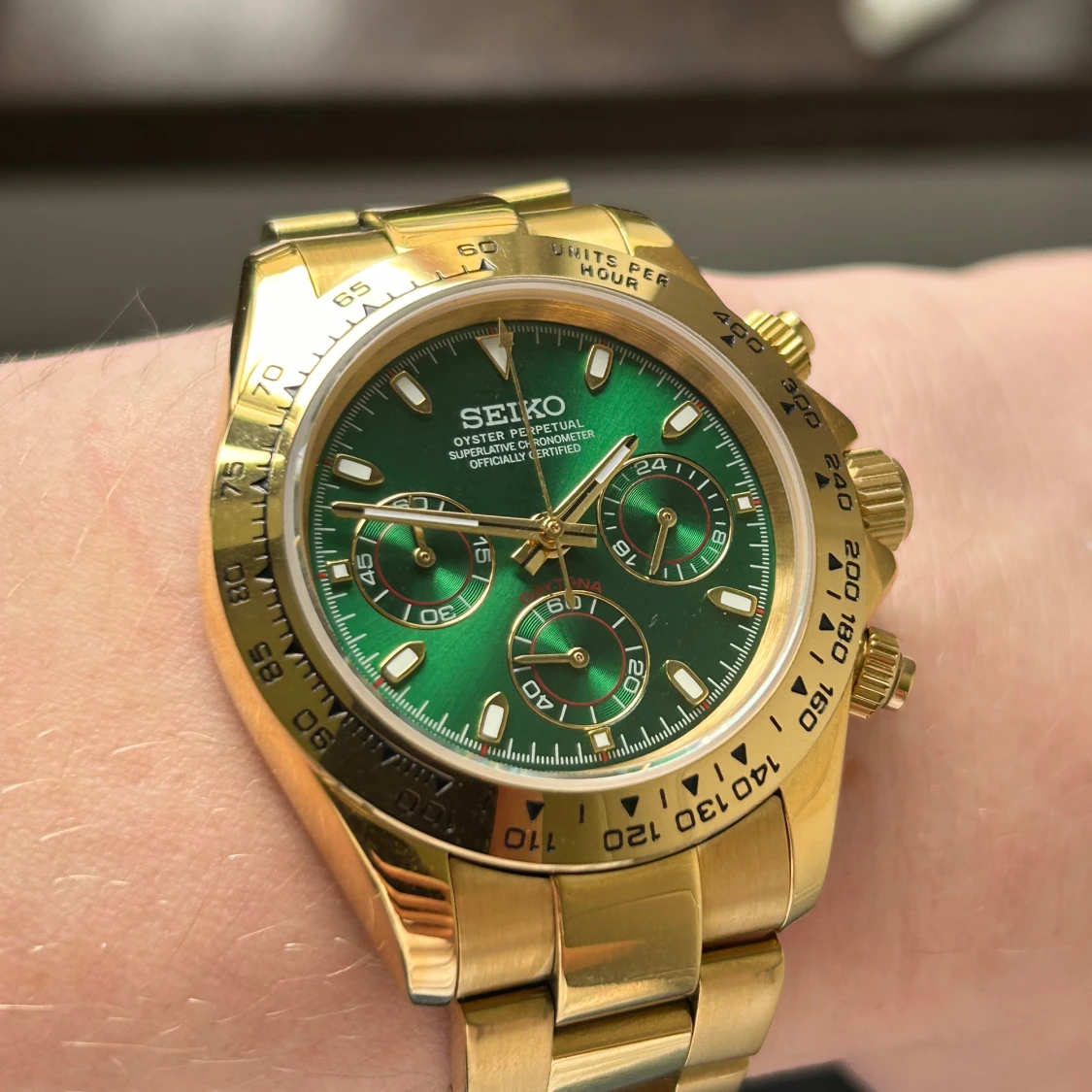 Seiko mod daytona 39mm - 90