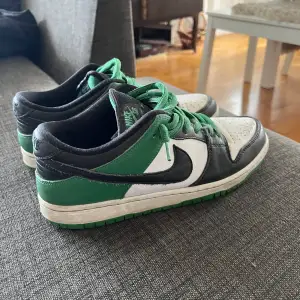 Nike dunks, använd en del men då väldigt sparsamt. 