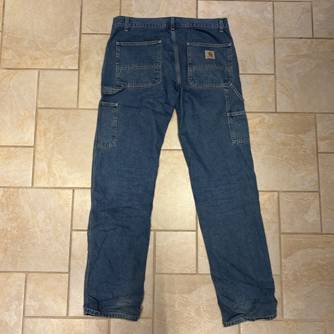 Blåa Carhartt Carpenter Jeans
