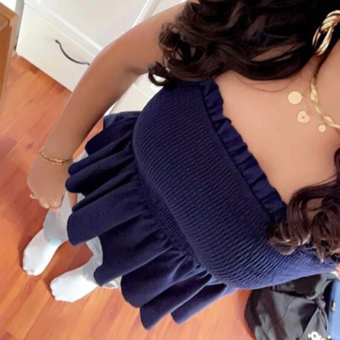 Marinblå topp  - 90