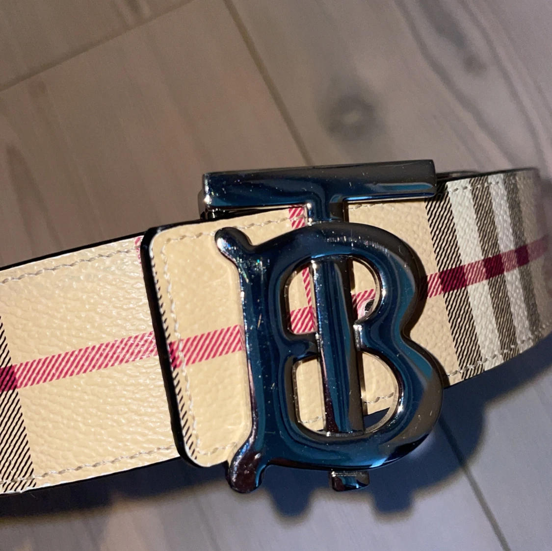 2 sidigt burberry bälte - 90