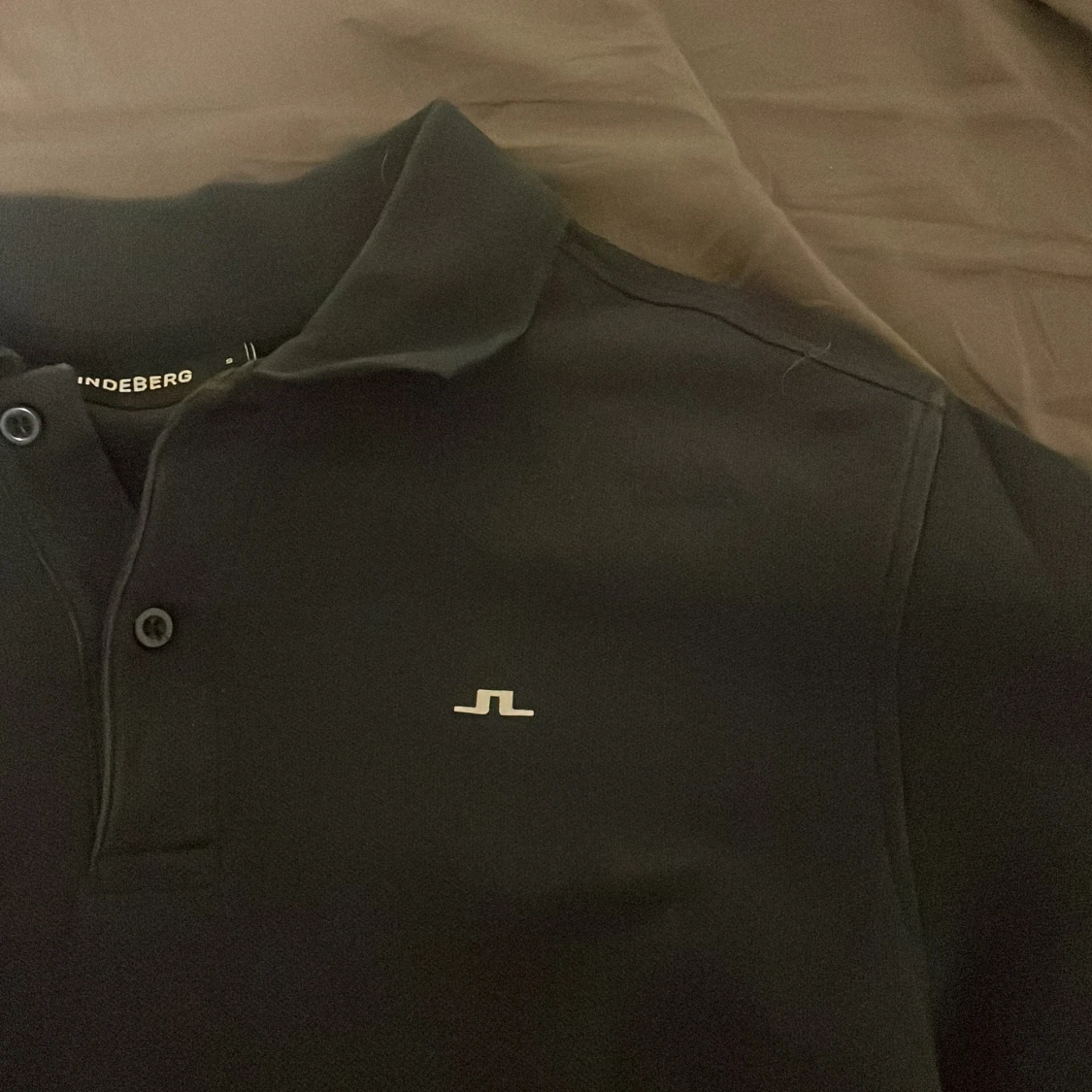 Blå pikétröja från J.Lindeberg - 92