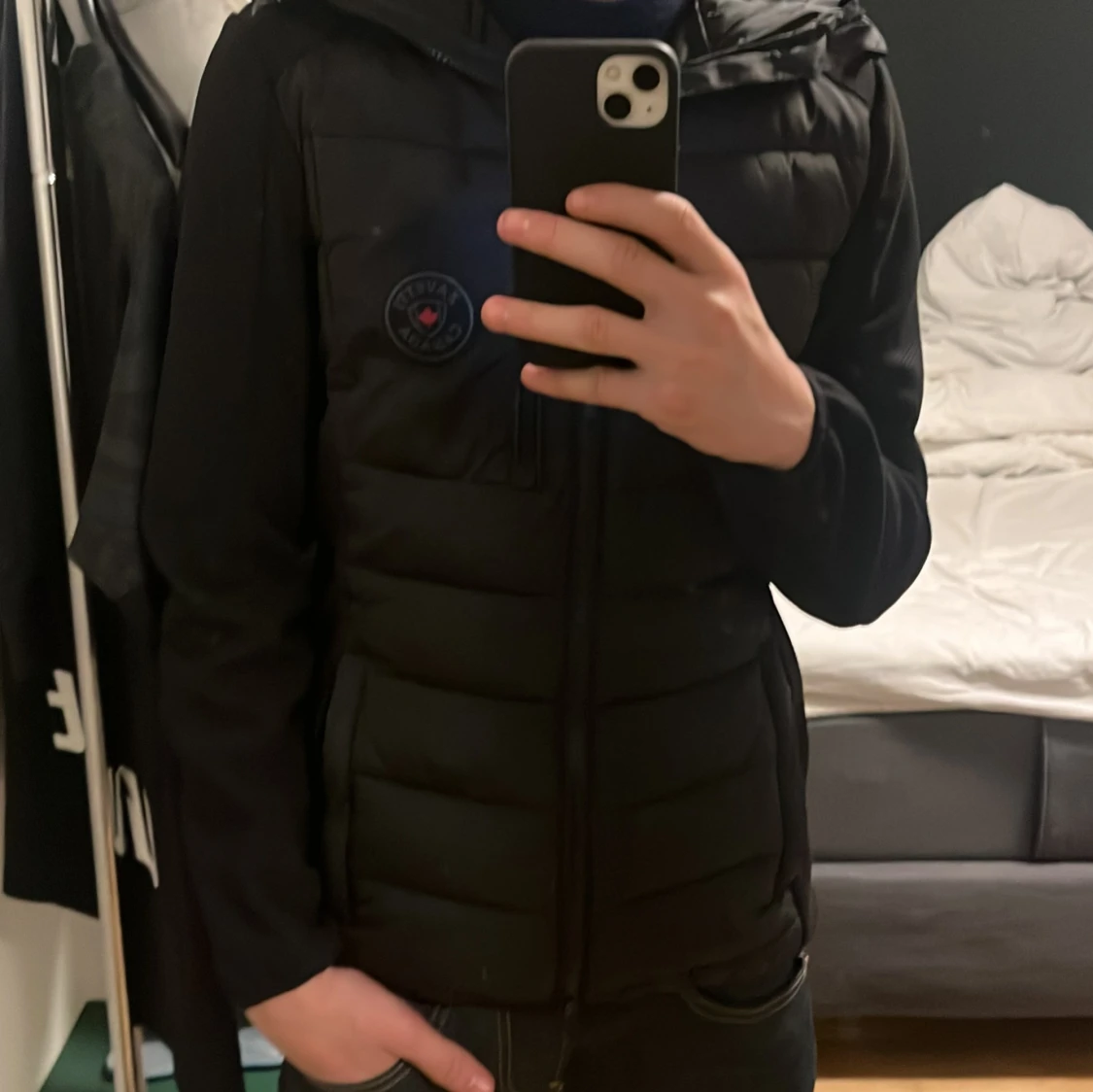 Svart cardigan Zavetti Canada