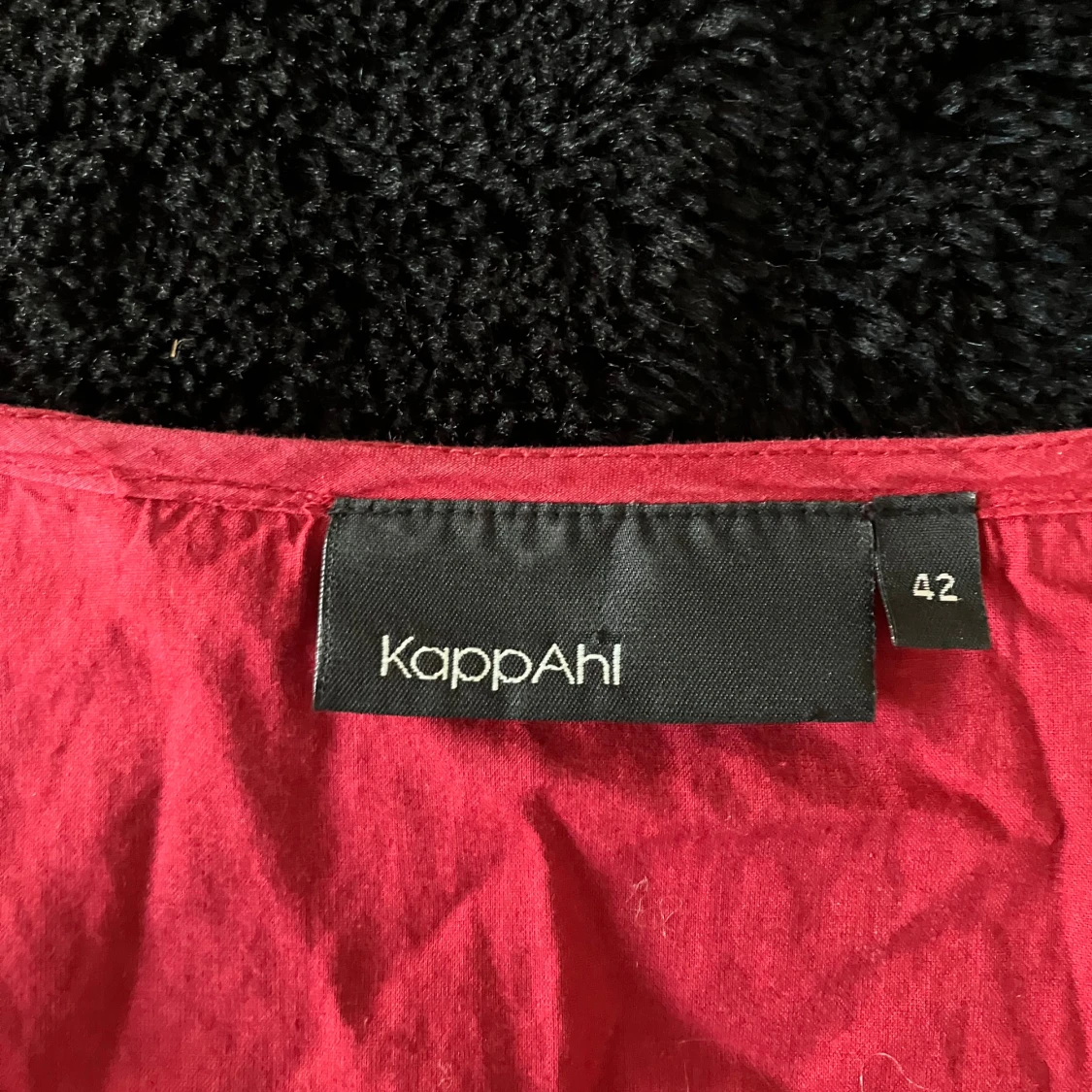 Röd blus från KappAhl - 91