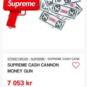 Supreme money Gun - Säljs billigt för att den aldrig används kan mötas i Stockholm! Nytt skick.